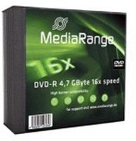 MediaRange DVD-R 4.7GB 120min 16x 5er Slimcase