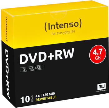 Intenso DVD+RW 4.7GB 4x 4,7 GB 10 Stück(e)