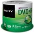 Sony 50DPR47SP DVD+R Rohlinge (16x Speed, 4,7GB, 120 Min, 50-er Stück Spindel)