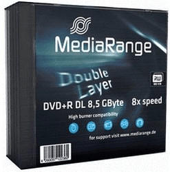 MediaRange DVD+R DL 8,5GB 240min 8x 5er Slimcase