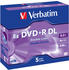 Verbatim 50 Verbatim Rohlinge DVD+R Double Layer 8,5GB 8x Jewelcase