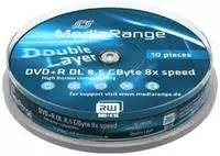 MediaRange DVD+R 8.5GB 10pcs Spindel Double Layer 8x