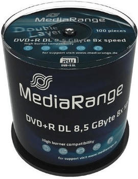 MediaRange DVD+R DL 8,5GB 240min 8x 100er Spindel