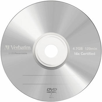 Verbatim DVD-R 4,7GB 120min 16x 5er Jewelcase
