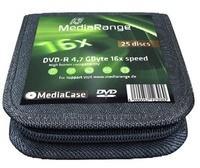 MediaRange DVD-R 4,7GB 120min 16x 25er Mappe