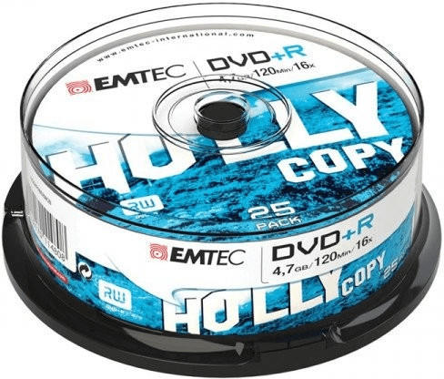 Emtec DVD+R 4.7GB 16x 10stk Spindel (ECOVPR472516CB)