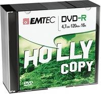 Emtec DVD-R 4,7GB 120min 16x 10er Slimcase