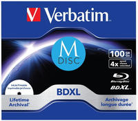 Verbatim 43833 M-DISC Blu-ray Rohling 100GB 1 St. Slimcase Bedruckbar