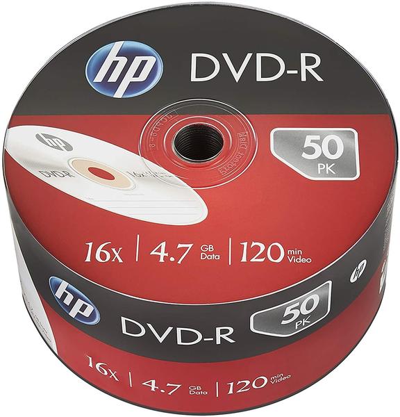 HP DVD-R 4,7GB 120min 16x 50er Spindel