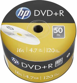 HP DVD+R Rohlinge Silver Surface, 50er Bulk-Pack DVD+R 4,7 GB