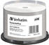 Verbatim CD-R 700 MB 80min 52x DataLifePlus Professional ganzflächig Tintenstrahl bedruckbar no ID Brand 50er Spindel