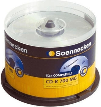 Soennecken CD-R 700MB 80min 52x 50er Cakebox