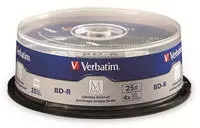 Verbatim 98909, Verbatim 98909 M-DISC Blu-ray Rohling 25GB 25 St. Spindel