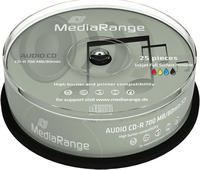 MediaRange CD-R 700MB 25pcs Audio vollfl&auml;chig bedruckbar