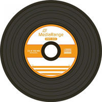 MediaRange CD-R 700MB 50pcs Spindel SchallplattenOptik bk