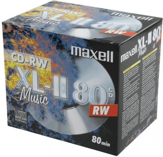 Maxell CD-RW XL-II Music 700MB 80min 52x 10er Jewelcase