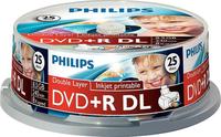 Philips DR8I8B25F - 25 x DVD+R DL - 8.5 GB (240 Min.) 8x - mit Tintenstrahldrucker