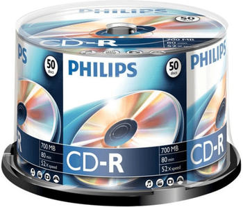 Philips CD-R 700MB 80min 52x 50er Spindel