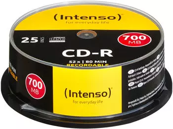 Intenso CD-R 700MB 80min 52x 25er Spindel