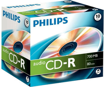 Philips CD-R Audio 700MB 80min 10er Jewelcase