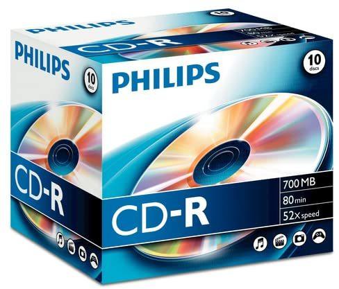 Philips CD-R 700MB 80min 52x 10er Jewelcase