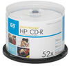 HP CRE00017WIP, HP CRE00017WIP CD-R Rohling 700 MB 50 St. Spindel Bedruckbar