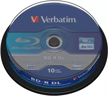 Verbatim BD-R DL 50GB 6x 10er Spindel