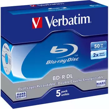Verbatim BD-R DL 50GB 6x 5er Jewelcase