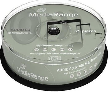 MediaRange CD-R 700mb 80min 48x 25er Cakebox