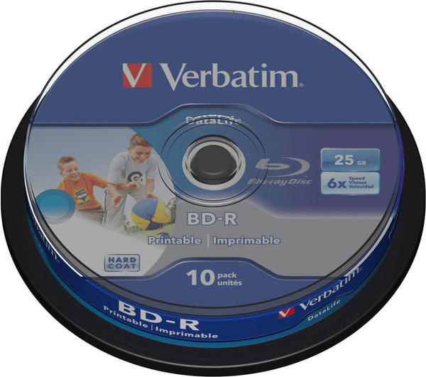 Verbatim BD-R 25GB 10er Spindel 43804