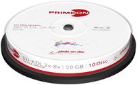 Primeon 2761312, Primeon 2761312 Blu-ray BD-R DL Rohling 50GB 10 St. Spindel