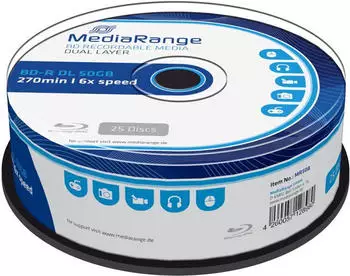MediaRange BD-R DL 50GB 6x (MR508)