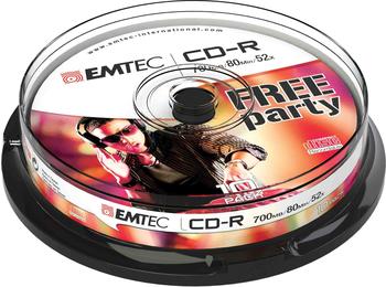 Emtec CD-R 700MB 52x 10stk Spindel