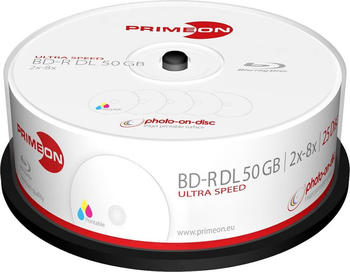 Primeon BD-R DL 50GB 8x bedruckbar (25er Spindel)