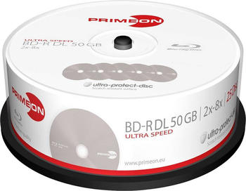 Primeon BD-R DL 50GB 8x kratzfest (25er Spindel)