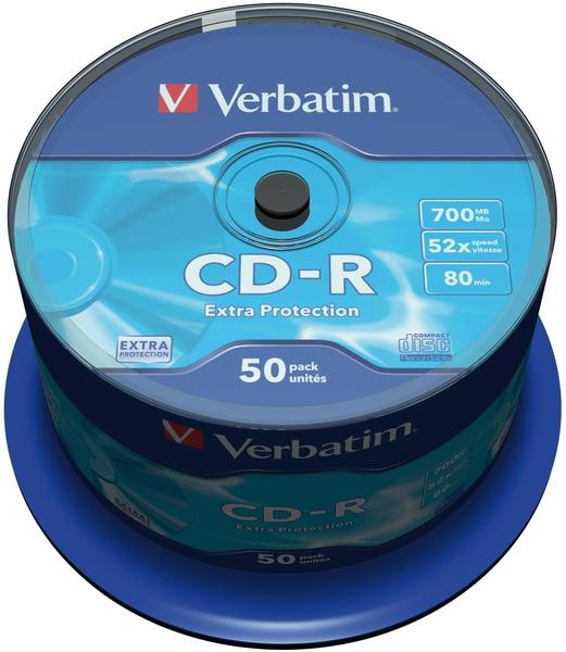 Verbatim CD-R 700MB 80min 52x Extra Protection 50er Spindel