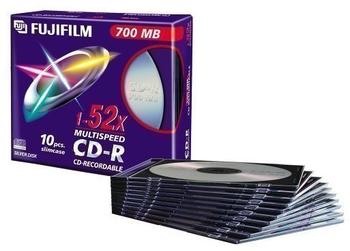 Fuji Magnetics CD-R 700MB 80min 52x 10er Slimcase