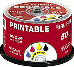 Fuji Magnetics DVD-R 4,7GB 120min 16x bedruckbar 50er Spindel
