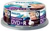 Philips DVD-R 4,7GB 120min 16x bedruckbar 25er Spindel