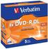 Verbatim DVD-R DL 8,5GB 215min 8x Matt Silver 5er Jewelcase