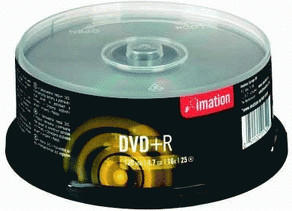 Imation DVD+R 4,7GB 120min 16x 25er Spindel
