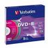 Verbatim DVD+R 4,7GB 120min 16x Colour 5er Slimcase