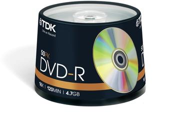 TDK DVD-R 4,7GB 120min 16x 50er Spindel