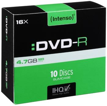Intenso DVD-R 4,7GB 120min 16x 10er Slimcase