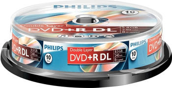 Philips DVD+R DL 8,5GB 240min 8x 10er Spindel
