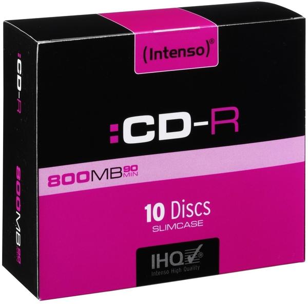 Intenso CD-R 800MB 90min 52x 10er Slimcase