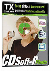 TX CD Soft-R Photo 680MB 74min 24x 2er Videobox