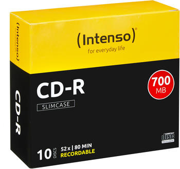 Intenso CD-R 700MB 80min 52x 10er Slimcase