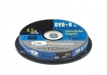 Intenso DVD+R DL 8,5GB 240min 8x bedruckbar 10er Spindel