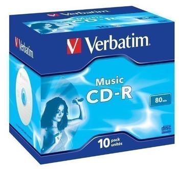 Verbatim CD-R Music 700MB 80min 16x 10er Jewelcase